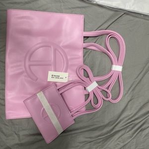 Telfar Pink Medium Bag